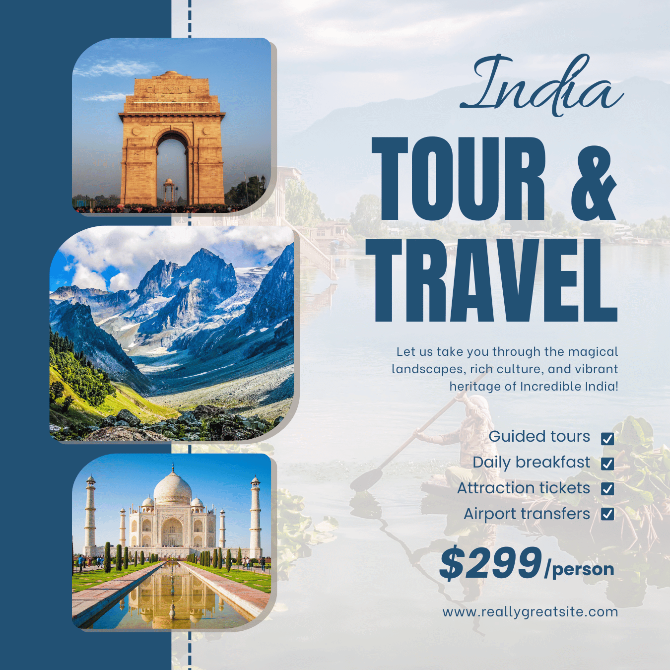 Travel Agency Social Media Post Design Glasgow, Uk